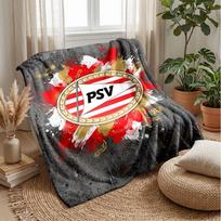 PSV Eindhoven FC Minkštas flanelės vilnos pledas Lengvas jaukus šiltas metamas pledas sofai lovai namų dekoravimui 130x150cm
