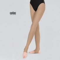 Girls' 60D Thin Style Footed Tights with Elastic Wrap and Footstep Design for Comfort and Grip XL smėlis