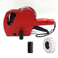 Price Tag Gun Price Labeller With Labels Introductory Package Price Tag Sticker Ink Roll F black
