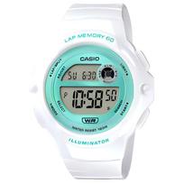 CASIO STANDARD 100m Water Resistant Quartz Movement Watch Unisex Green Dial LWS-1200H-7A3V Green Dial gray