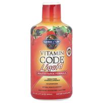 Garden of Life, Vitamin Code Liquid, Multivitamin Formula, Fruit Punch Flavor, 900 ml (30 fl oz)