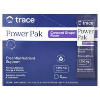 Trace, Power Pak, Essential Nutrient Support, Concord Grape Flavor, 30 Stick Packs, 0.22 oz (6.1 g) Each