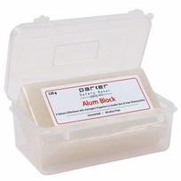 Includes a large alum block travel case from Parker Safety Razor - Natural aftershave with antiseptic properties, (125 g / 4.4 oz.) 1 pack. white