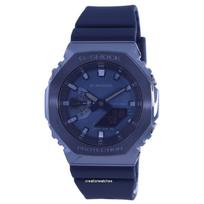 „Casio G-Shock World Time“ analoginis skaitmeninis metalinis laikrodis GM-2100N-2A GM2100N-2 200M vyriškas laikrodis mėlyna