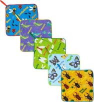 Marushin Loop Towel Set of 5 Piccolino Piccolino Sports Life Kindergarten Admission Goods Entrance Preparation Nursery School Kindergarten Elementary green