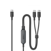 Anker USB-C Cable (2-in-1 140W) Fast Charging USB 2.0 iPhone 17 16 15 Galaxy S25 S24 S23 MacBook Air Pro iPad Other Compatible (1.2m Black) black