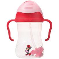 Bibox gertuvė su šiaudeliu 240ml, Peliukas Mikis, 1 vnt. white