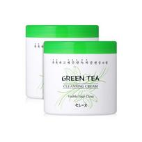 Žaliosios arbatos valomasis kremas Didelės talpos valomasis balzamas 450 ml x 2 green