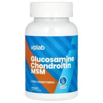 Vplab, gliukozamino chondroitinas MSM, 90 tablečių
