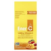 Ener-C, Bubbly Multivitamin Drink Mix, Peach Mango, 30 packs, 9.64g (0.3oz) each