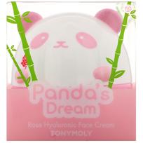 TonyMoly, Panda's Dream, Rožių hialurono veido kremas, 50 g (1,76 uncijos) pink