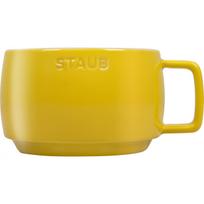 Staub Stacking Ceramic Stacking Large Perfect for Microwave Safe Product in  Citron Mug, 500ml  Mug, Capacity, Acai, Cereal, Soup, [Official Japan] yellow