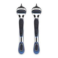 Gillette Compatible Power Razor Handle Navy 1+1 ,Korean razor blade black