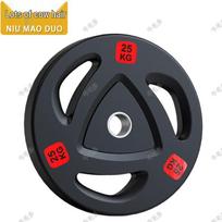 Olympic Barbell & Weight Plate Series black