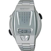 [SEIKO LAIKRODIS] Kalbantis skaitmeninis laikrodis SBJS013 Unisex Maitinamas baterija Kvarcinis Laiko skelbimas balsu Funkcija B0015PWJNU gray