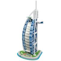 Popierius Akmuo Žirklės Burj Al Arab 3D Trimatė Dėlionė Korėjos 3D Dėlionė gray