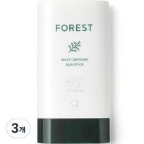 Green Finger Forest Multi Defense Sun Stick SPF50+ PA++++, 19g, 3 pieces white