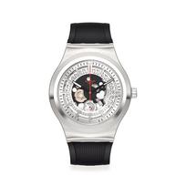 Swatch YIS431 Vyriškas laikrodis – Juodas, Kvarcinis juoda