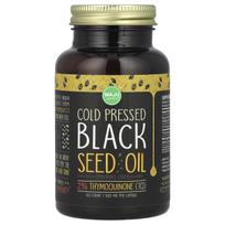 Maju Superfoods, Šalto spaudimo juodųjų kmynų aliejus, 500 mg, 60 kapsulių