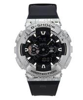 Casio G-Shock G-Steel Analoginis Skaitmeninis Grunge Kamufliažas Dervos Dirželis Juodas Ciferblatas Kvarcinis GM-110GC-1A 200M Vyriškas Laikrodis juoda