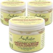 SheaMoisture Jamaikos juodųjų ricinų aliejaus nenuplaunamas kondicionierius, 325 ml, 3 pakuotės beige