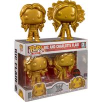WWE Ric ir Charlotte Flair Auksinis JAV Išskirtinis Pop! Vinilo 2 vnt.