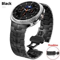 Titano dirželis be tarpų Samsung Galaxy Watch 8 Classic 46mm apyrankė prabangi metalinė apyrankė Galaxy Watch 8 44mm 40mm dirželis Galaxy Watch 8 44mm juoda