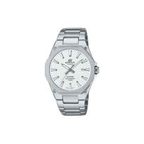 Casio Edifice Waterproof 100 M Quartz Movement Stainless Steel Strap Watch Unisex watches White EFR-S108DJ-7AJF White Dial white