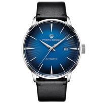 Pagani Design PD-2770 Klasikiniai Automatiniai Mechaniniai Vyriški Laikrodžiai Nerūdijančio Plieno Odinis Dirželis Atsparus Vandeniui Prabangus Relojes De Hombre Pagani Design PD-2770 blue