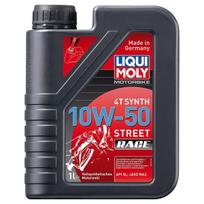 LIQUI MOLY Motorcycle Engine Oil StreetRace Fully Synthetic Oil 10W-50