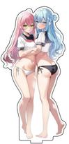Mikomet Akrilinis stovas Hoshimachi Suisei Sakura Miko Maudymosi kostiumas Jūreivis Hololive Renginio Prekės beige