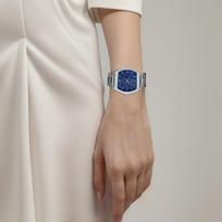 CASIO 50 meters waterproof fashion Quartz Steel Strap women's watch blue dial MTP-B140D-2AV mėlyna