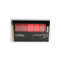 L'Oreal LA Paletės Lūpų dažai #01 Ruby 5 spalvų Raudoni, 1 vnt. black