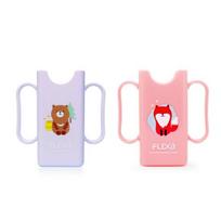 Flexa mini pakuočių laikiklių 2 dalių rinkinys, violetinis, rožinis, 1 rinkinys pink