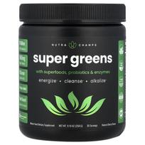 Super Greens with Superfoods, Probiotics, Enzymes, Natural Berry Flavor, 258G(9.10Oz)