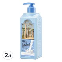 Milk Baobab Parfumuotas kūno prausiklis White Musk, 500ml, 2 vnt. white