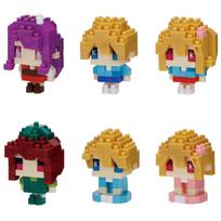 Kawada Nanoblock Mini Nano Oshi no Ko 1 BOX 6 total 6 types vol.2 (BOX) NBMC_73S = pieces, beige