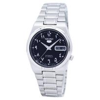 Seiko 5 automatinis Japonijos gamybos SNK063J5 Unisex laikrodis juoda