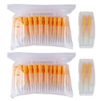 Daden Medimate Interdental Brush Type i No. 2 100 pieces SS 0.8mm, 50 pieces, 2 pieces beige