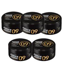Mise-en-scène Power Swing Super Hard Matte Wax 9, 80g, 5 pieces black