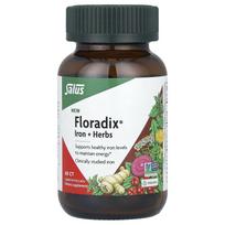 Floradix, Floradix® Geležis + Žolelės, 60 skystų fito kapsulių