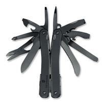 VICTORINOX Šveicariškas įrankis Spirit MXBS Juodas su nailoniniu dėklu Šveicariškas armijos peilis Daugiafunkcinis peilis Replės Šveicarijoje pagamintas daugiafunkcis įrankis su 26 funkcijomis su juoda