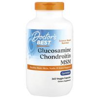 Doctor'S Best, Glucosamine Chondroitin Msm, Veggie Capsules 360