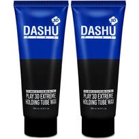 Dashu Play 3D Extreme Holding Tube Hair Wax, 200ml, 2 pieces black