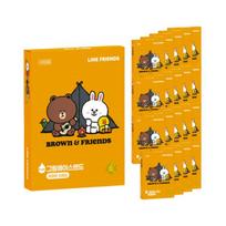 Line Friends Grim Ace Kids Band 16 lapų, 20 vnt brown