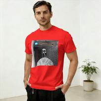 There is Motion at Your Front Door Tung Sahur Tuff Meme TShirt Summer Cotton T Shirts For Unisex Leisure Print Short Sleeve Tops 4XL red