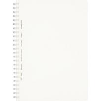 KOKUYO Pastaba Minkštas žiedinis bloknotas Skaidrus 80 lapų A5 B Linijuotas Skaidrus S-SV538B-T white