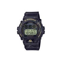 Casio G-Squad Series Sea Wave Theme Shock Resistant Quartz Movement Resin Strap Watch Men watches Black DW-6900WS-1PR Random Watch Box,Black black