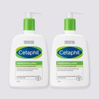 Cetaphil Moisturizing Lotion 500ml x 2 FREE green
