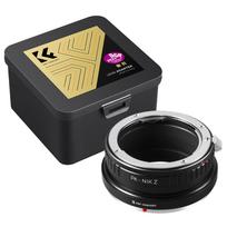 CONCEPT PK Mount to Nikon Z Mount Direct from the Compatible with Pentax K Lenses to Nikon Z Pentax K Lens to Nikon Z ZF Z8 Lens Adapter for Infinity beige